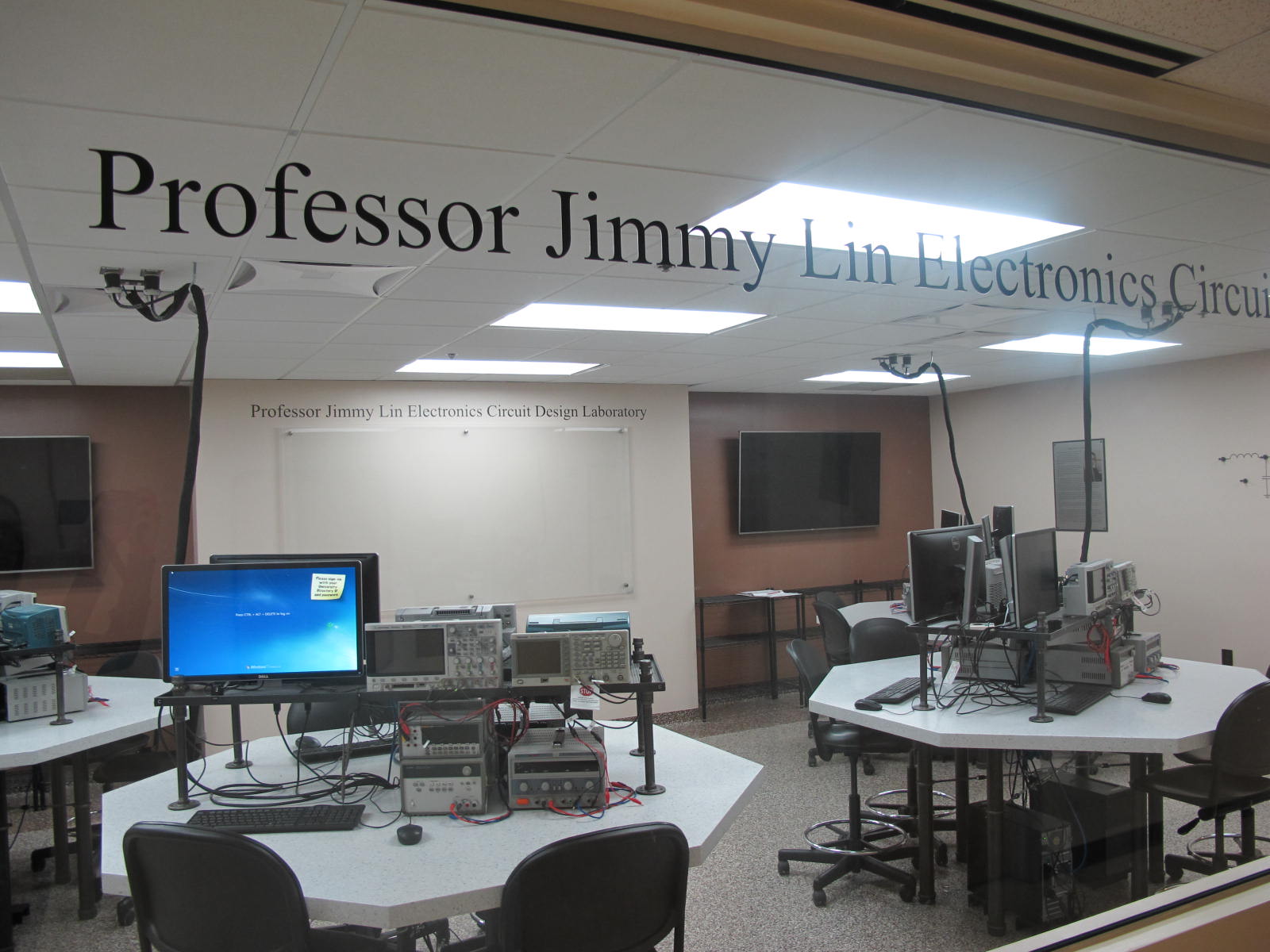 The Jimmy H.C. Lin Electronic Circuits Design Lab