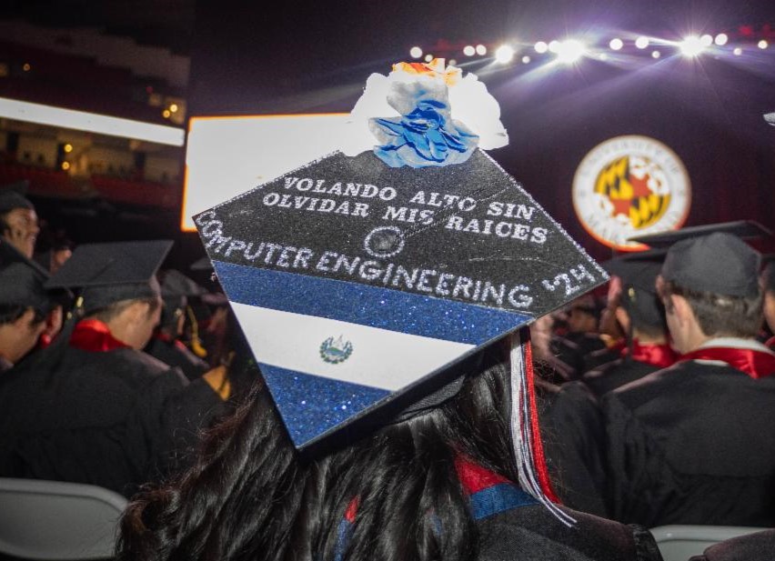 Decorated graduation cap Decorated graduation cap